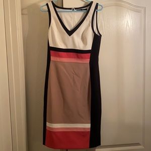 Color block bodycon dress